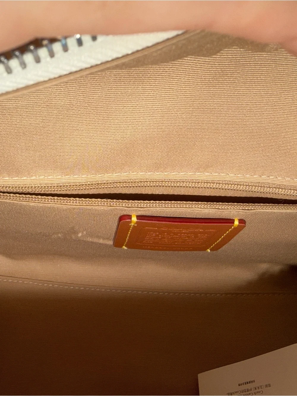 COACH Cream Signature Tote Bag (maggie bag)